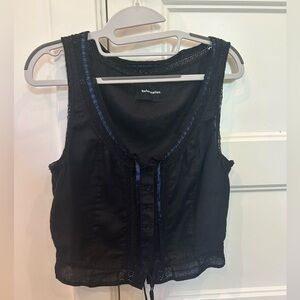 Reformation 100% linen top